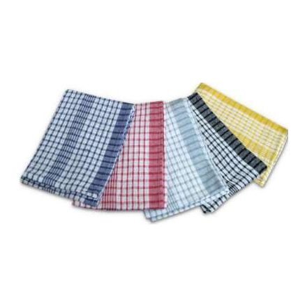 Check tea towels